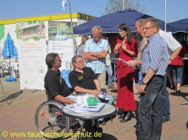 Infostand im Sommerbad Stadensen 2011